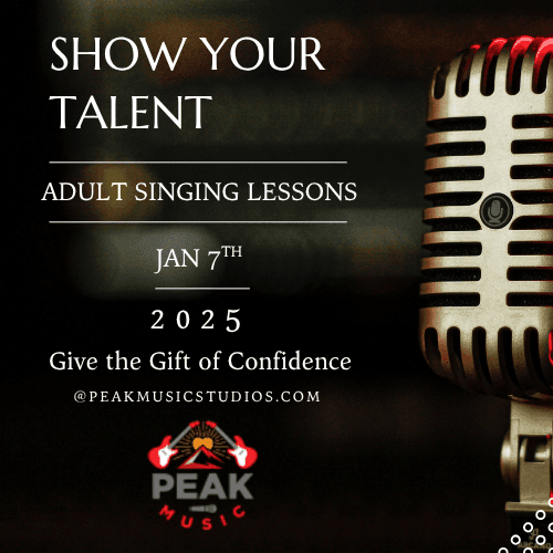 Peak Music Adult Singing lessons 